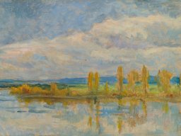 maximilien luce - guernes _ la seine a guernes